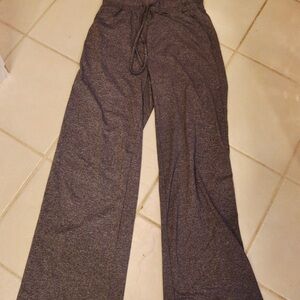 Women's Gray Wide-Leg Sweat Pants